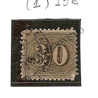 Selos Império - 13B -  30 Reis - Verticais - Denteados  - 1850