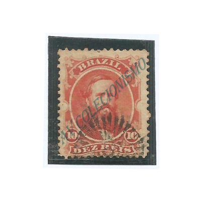 SR023U - 10 Reis - Dom Pedro ll - 1866 - Império