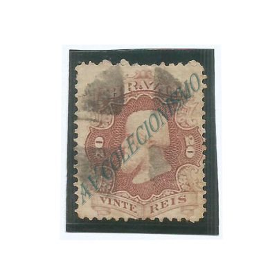 SR024U - 20 Reis - Dom Pedro ll - 1866 - Império