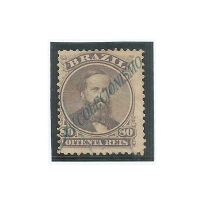 SR026U - 80 Reis - Dom Pedro ll - 1866 - Império