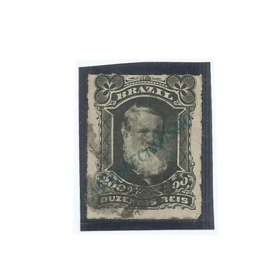 SR042U - 200 Reis - Dom Pedro ll - PERCÊ - Barba Branca - 1877/78 - Império