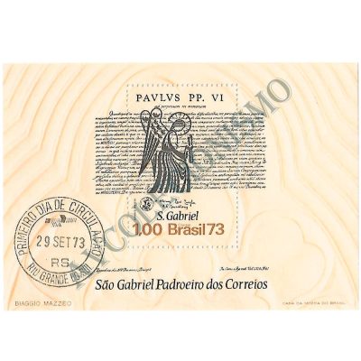 B035 CBC - Bloco Vintênio Movimento Gabrielista no Brasil - São Gabriel - 1973