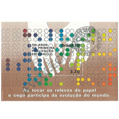 B043 CPD - Bloco 150 anos da 1º publicação em Braille - 1979
