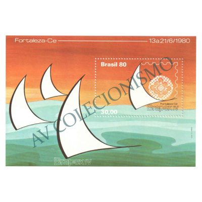 B044 - Brapex IV - Exposição Filatélica Brasileira - Fortaleza-CE - 1980 - MINT