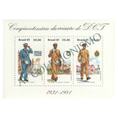 B047 - Cinquentenário da criação do DCT - 1981 - MINT