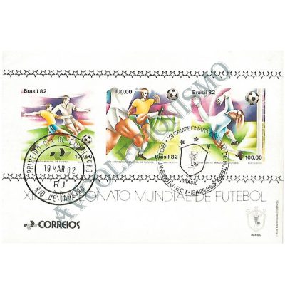 B050 CBC + PD - Bloco XII Campeonato Mundial de Futebol - Espanha - 1982