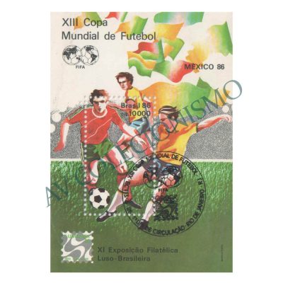 B071 CBC - XIII Campeonato Mundial de Futebol - México86 - 1986 - MINT