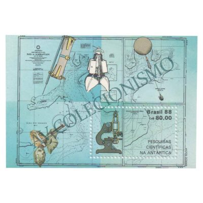 B074 - Pesquisas Científicas na Antártica - 1988 - MINT