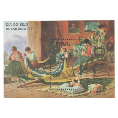 B076 - Brasiliana 89 - Dia do Selo - 1988 - MINT