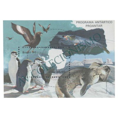 B084 - Proantar - Programa Antártico Brasileiro - 1990 - MINT