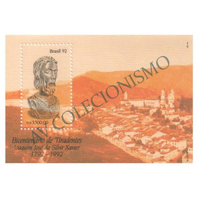 B091 - Bicentenário da execução de Tiradentes - 1992 - MINT
