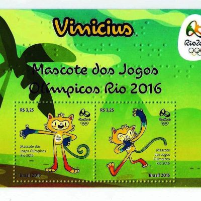 B187 - Mascote dos Jogos Olimpicos - Rio 2016 - Vinicius - 2015 - MINT