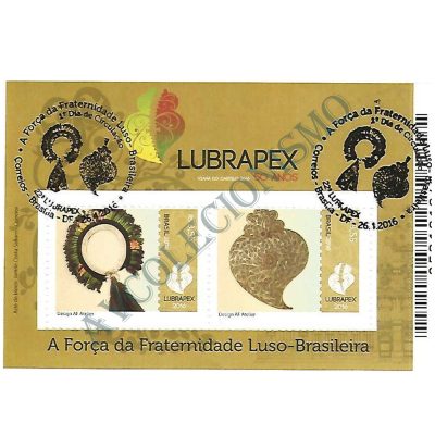 B190CBC - LUBRAPEX 50 anos - A Força da Fraternidade Luso-Brasileira - 2016 - MINT