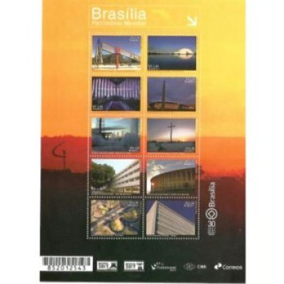 B204 - Brasília Patrimônio Mundial - 30 anos - 2017 - MINT