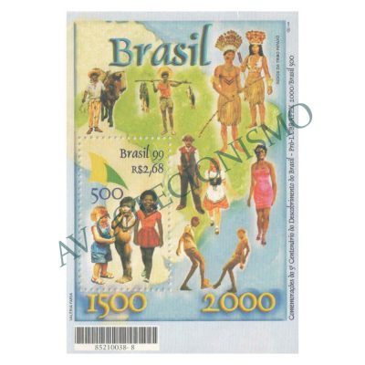 B110 - 500 Anos do Descobrimento do Brasil. Pró-Lubrapex - 1999 - MINT