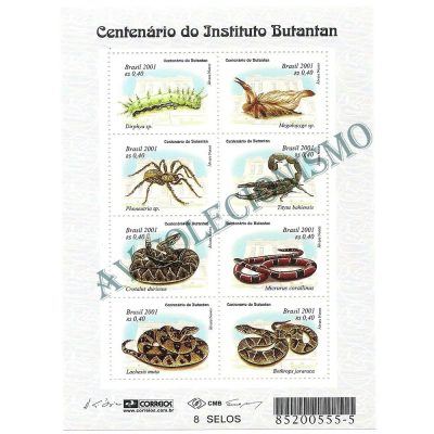 B118 - Centenário do Instituto Butantã - 2001 - MINT