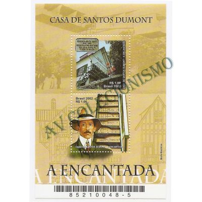 B127 -  Casa de Santos Dumont - 2002 - MINT