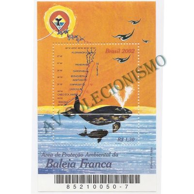 B128 -  Areá de Preservação da Baleia Franca- 2002 - MINT