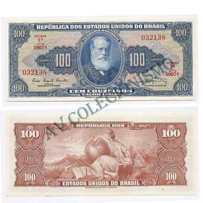 C034 - 100 Cruzeiros - 1961 - FE