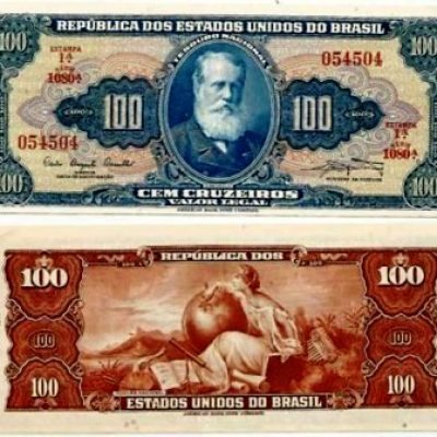 C034 - 100 Cruzeiros - 1961 - SOB/FE