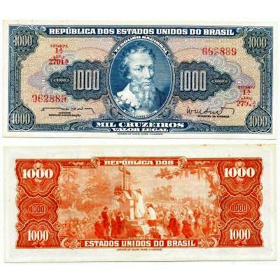 C055 - 1000 Cruzeiros - 1962 - FE