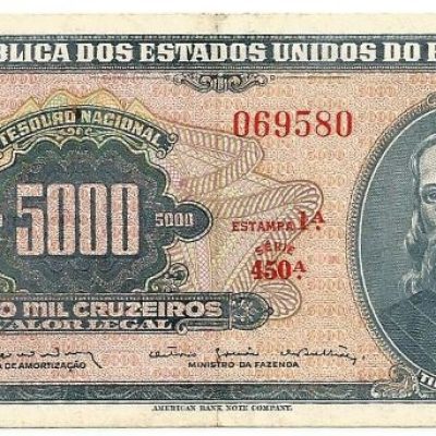 C058 - 5000 Cruzeiros - 1964 - SF