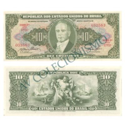 C080 - 10 Cruzeiros - 1959 - FE