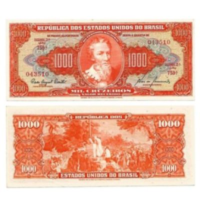 C105 - 1000 Cruzeiros - 1960 - SOB+