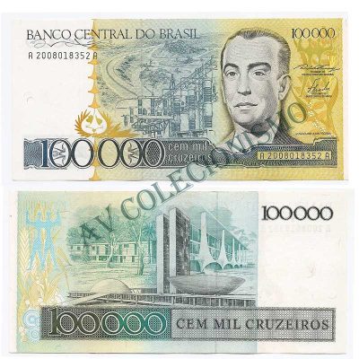 C176 - 100 Mil Cruzeiros - 1985 - FE