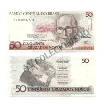 C205 - 50 Cruzados Novos - 1989 - FE
