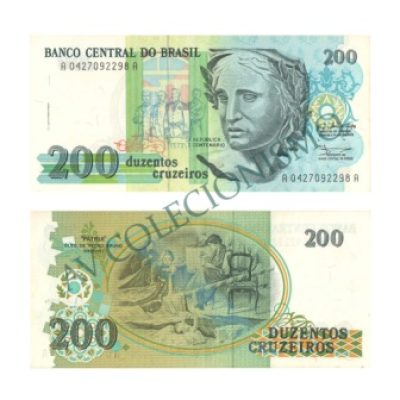 C215 - 200 Cruzeiros - 1990 - FE