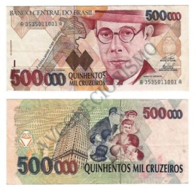 C232 - 500000 Cruzeiros - 1993 - SOB/FE