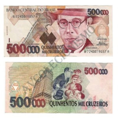 C233 - 500000 Cruzeiros - 1993 - SOB/FE
