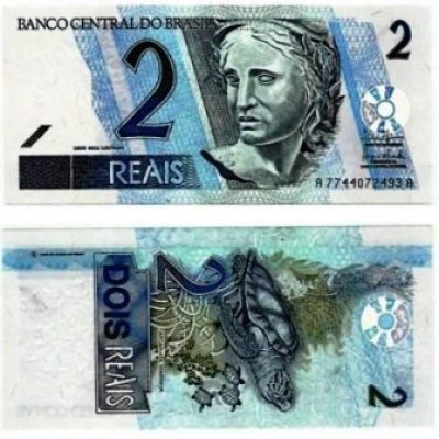 C256 - Cédula Brasil - 2 Reais - 2003 - FE