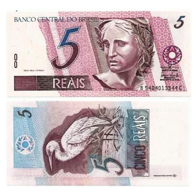 C276 - Cédula Brasil - 5 Reais - 2006 - FE