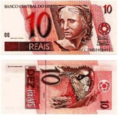 C295 - Cédula Brasil - 10 Reais - 2003 - FE