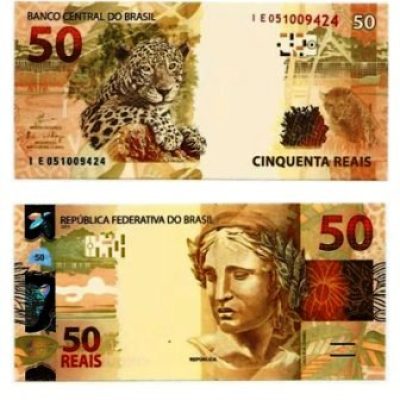 C362A - Cédula Brasil - 50 Reais - Série - IE - 2018 - FE