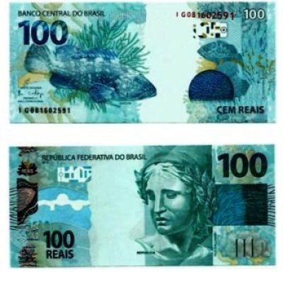 C368A - Cédula Brasil - 100 Reais - Série - IG - 2018 - FE