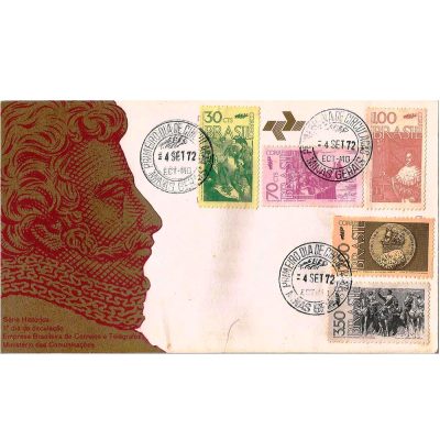 FDC008 CPD - 150 anos de Independência - 1972