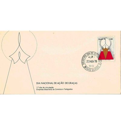 FDC168 CPD - C1074 -  Dia Nacional de Ação de Graças - 1978