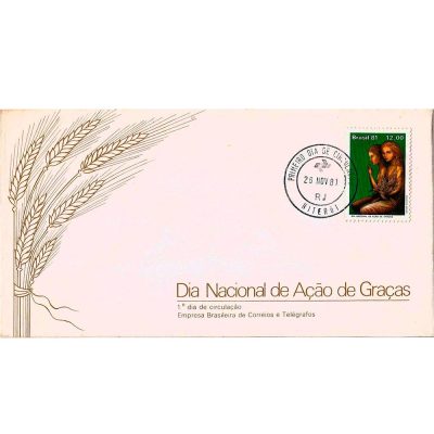 FDC239CPD - Dia Nacional de Ação de Graças - 1981