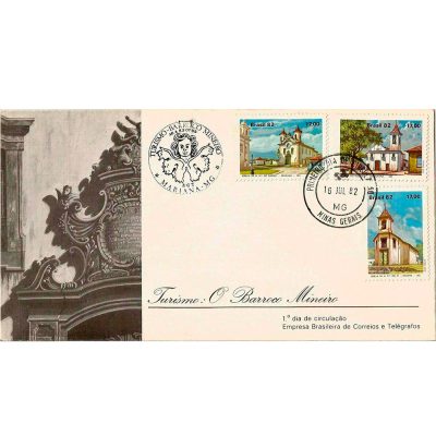 FDC257CBC - O Barroco Mineiro - Igrejas - 1982