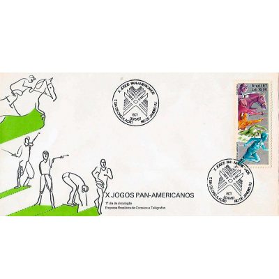 FDC420 - X Jogos Pan-Americanos - 1987