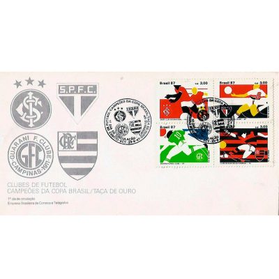 FDC428 - Clubes de Futebol - Campeões da Copa do Brasil - 1987