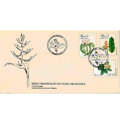 FDC469 - Série Preservação da Flora Brasileira - 1989