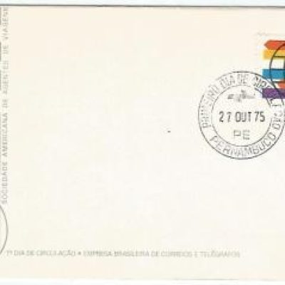 FDC079CPD - Congresso Mundial da Sociedade Americana de Agentes de Viagens - 1975