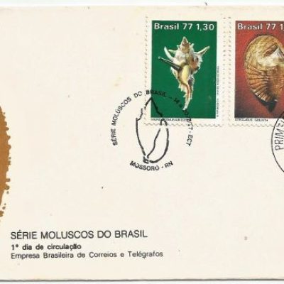FDC124CPD/CBC - Série Moluscos do Brasil- 1977