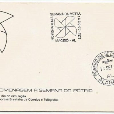 FDC131CPD/CBC - Homenagem à Semana da Pátria - 1977