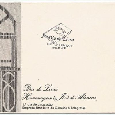 FDC136CBC/CPD - Dia do Livro - Homenagem José de Alencar - 1977
