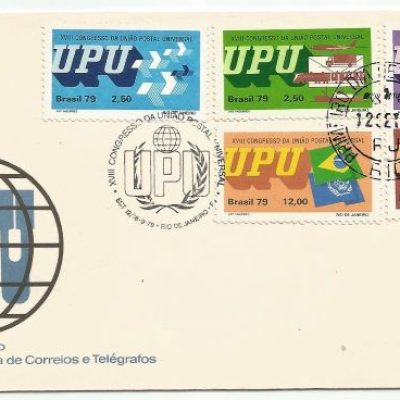 FDC183CPD/CBC - XVIII Congresso da união postal universal - 1979